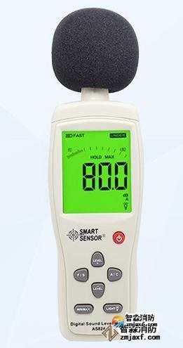數(shù)字聲級計量程：30dB～130dB；精度：1.5dB